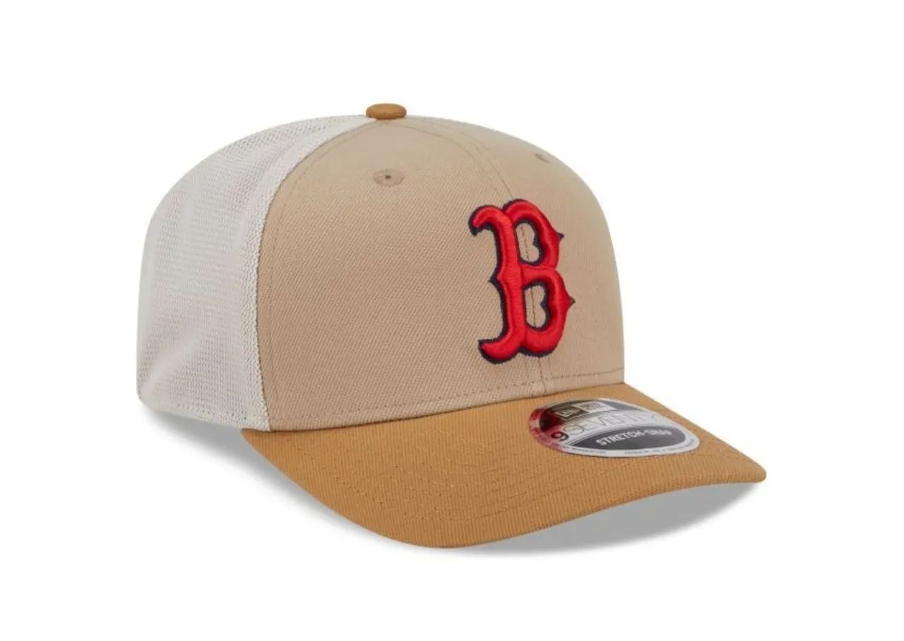 Boné 9SEVENTY STRETCH SNAP Boston Red Sox MLB Bege - Foto 2