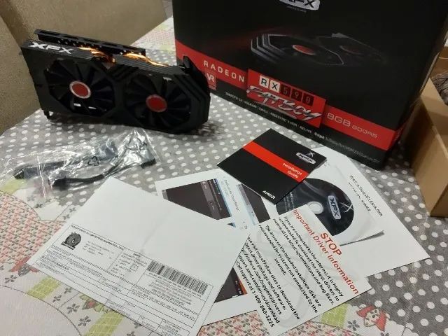 Placa de Vídeo XFX Radeon RX 590 Fatboy 8GB GDDR5 - Foto 3