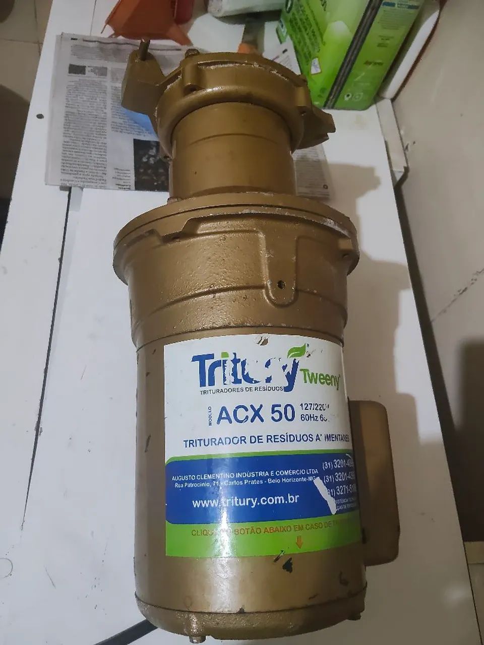 Triturador de resíduos 