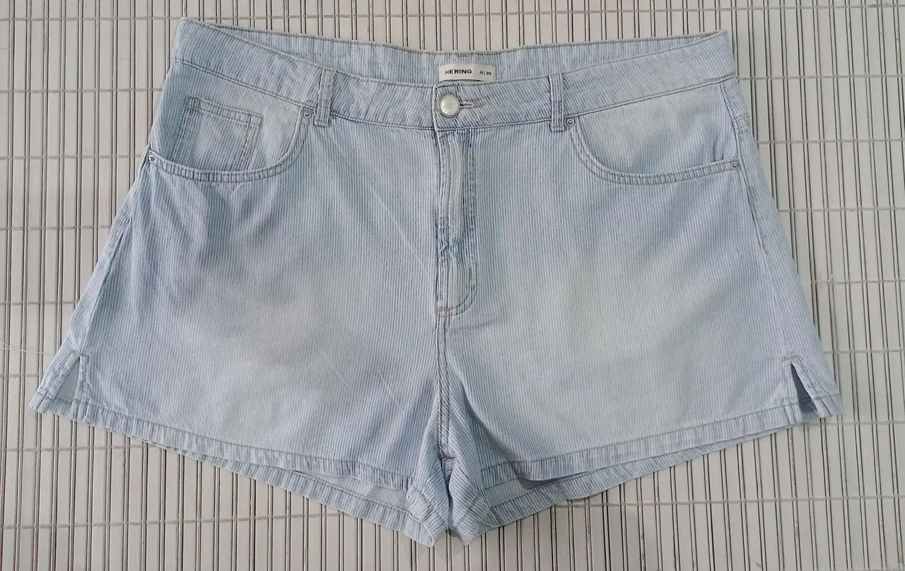 Short Jeans Listrado Hering 