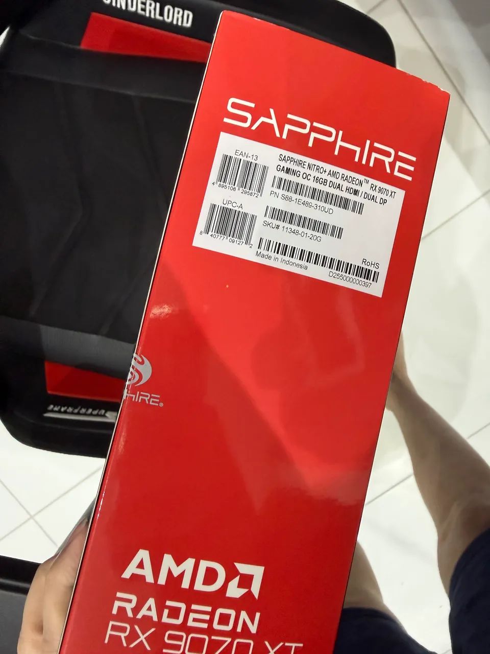 Placa de Vídeo AMD Radeon RX 9070 XT 16gb Sapphire Nitro - Foto 4