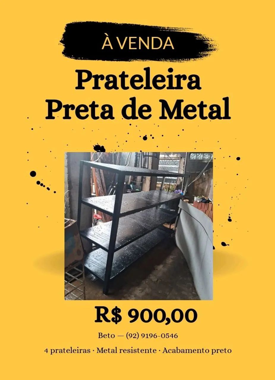 Prateleira de ferro