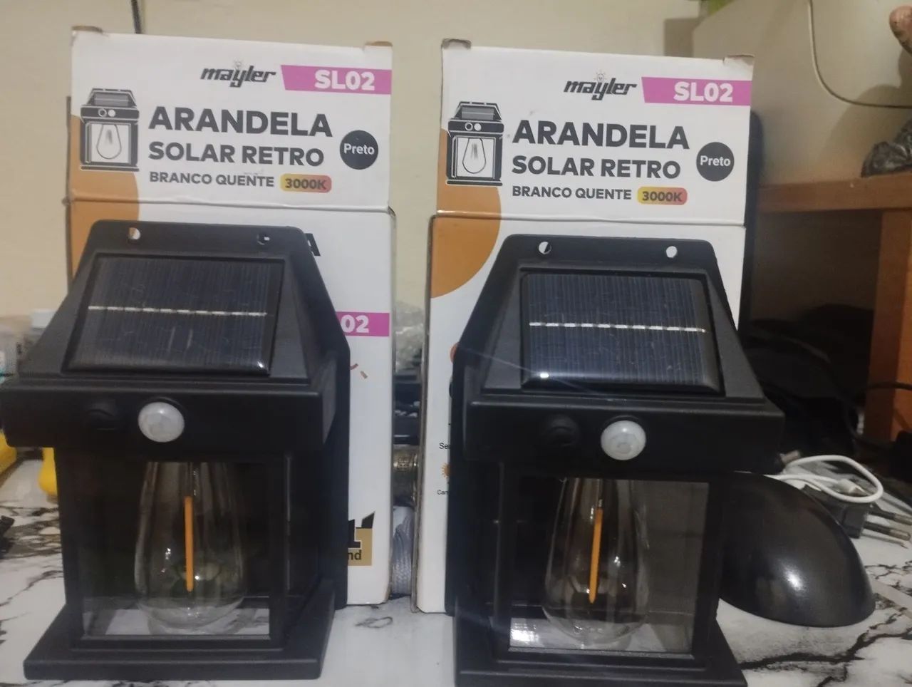 Arandela Solar de Parede - Foto 2