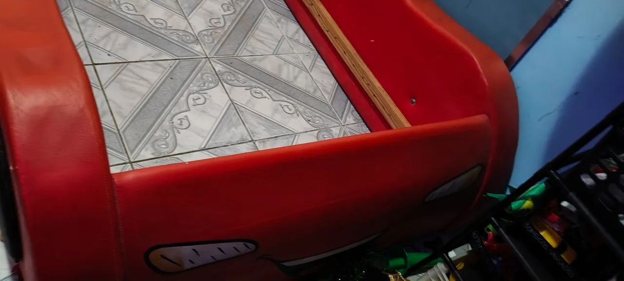 Cama relâmpago McQueen estofada - Foto 4