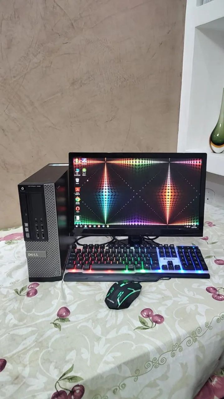 Pc Dell intel Core i5, Memória 8 Gb, Tela 19 Pol, HD 500 Gb, Bem Rápido, Ótimo Estado.