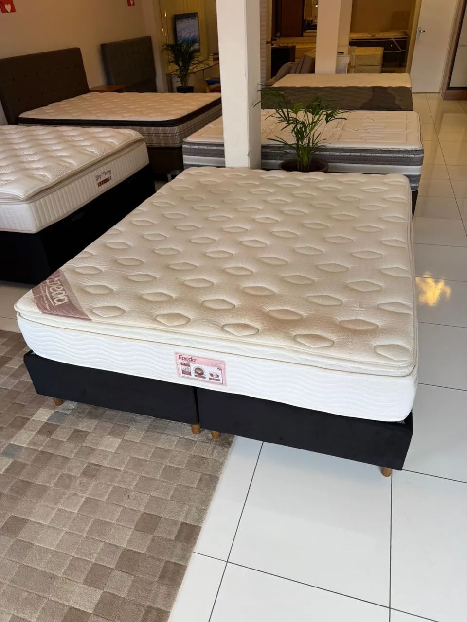 Cama box QUEEN EPEDA USADA TOP - ENTREGAMOS  - Foto 4