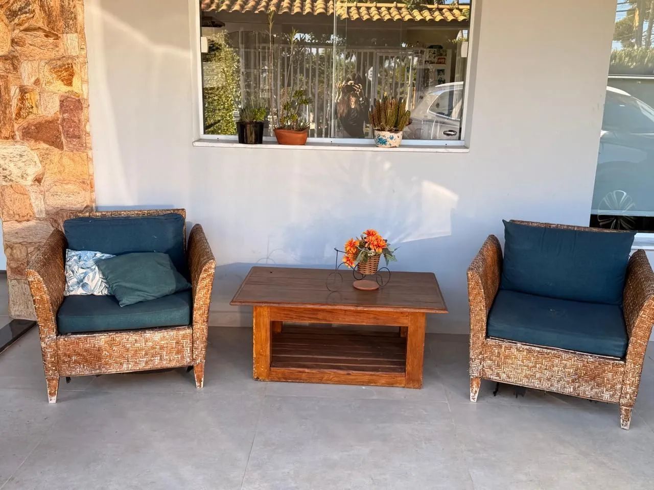 Conjunto de poltronas área externa  - Foto 3