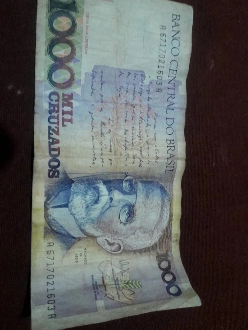 Cédula de 1000 mil cruzados