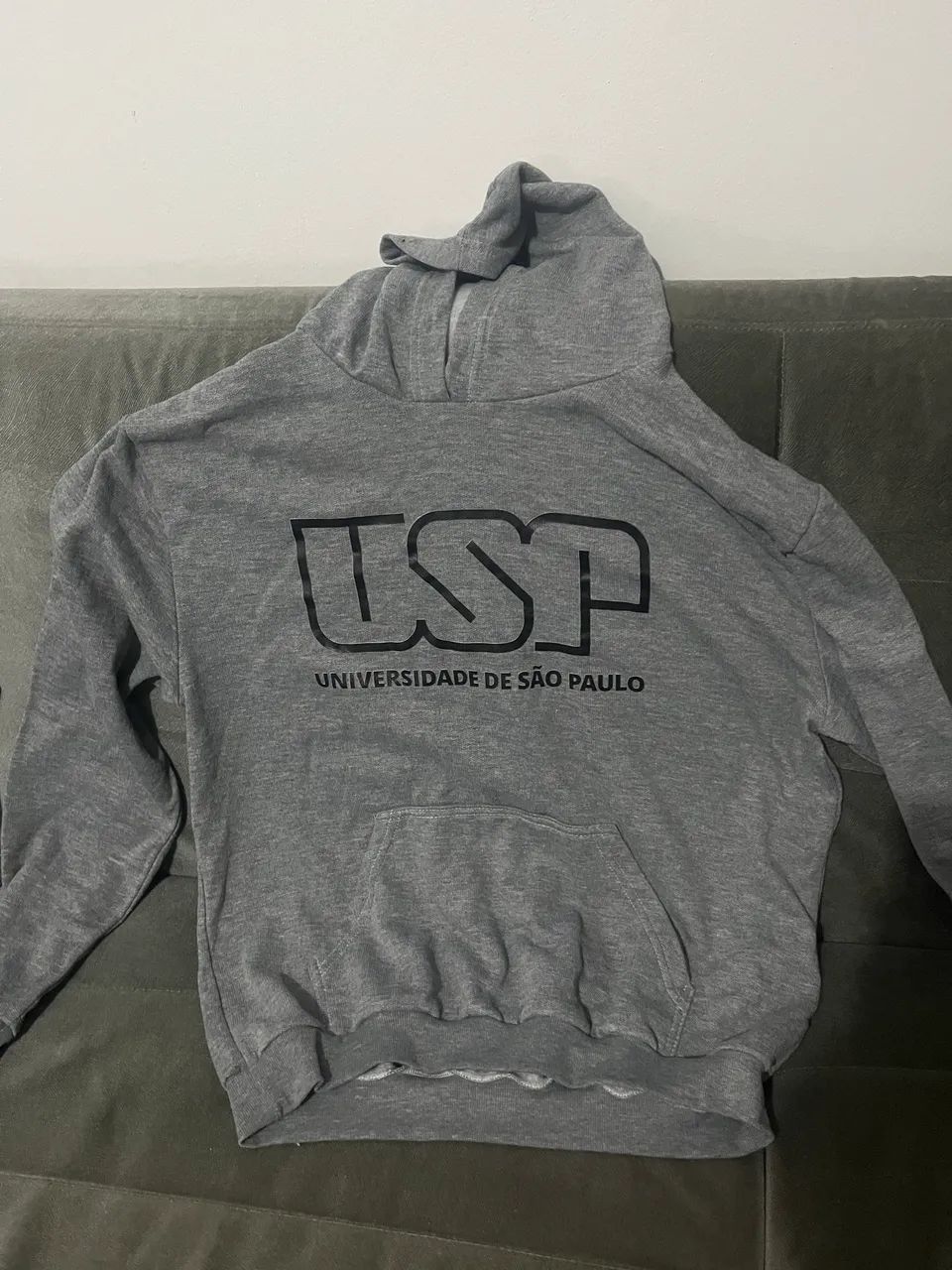 Moletom USP Cinza 