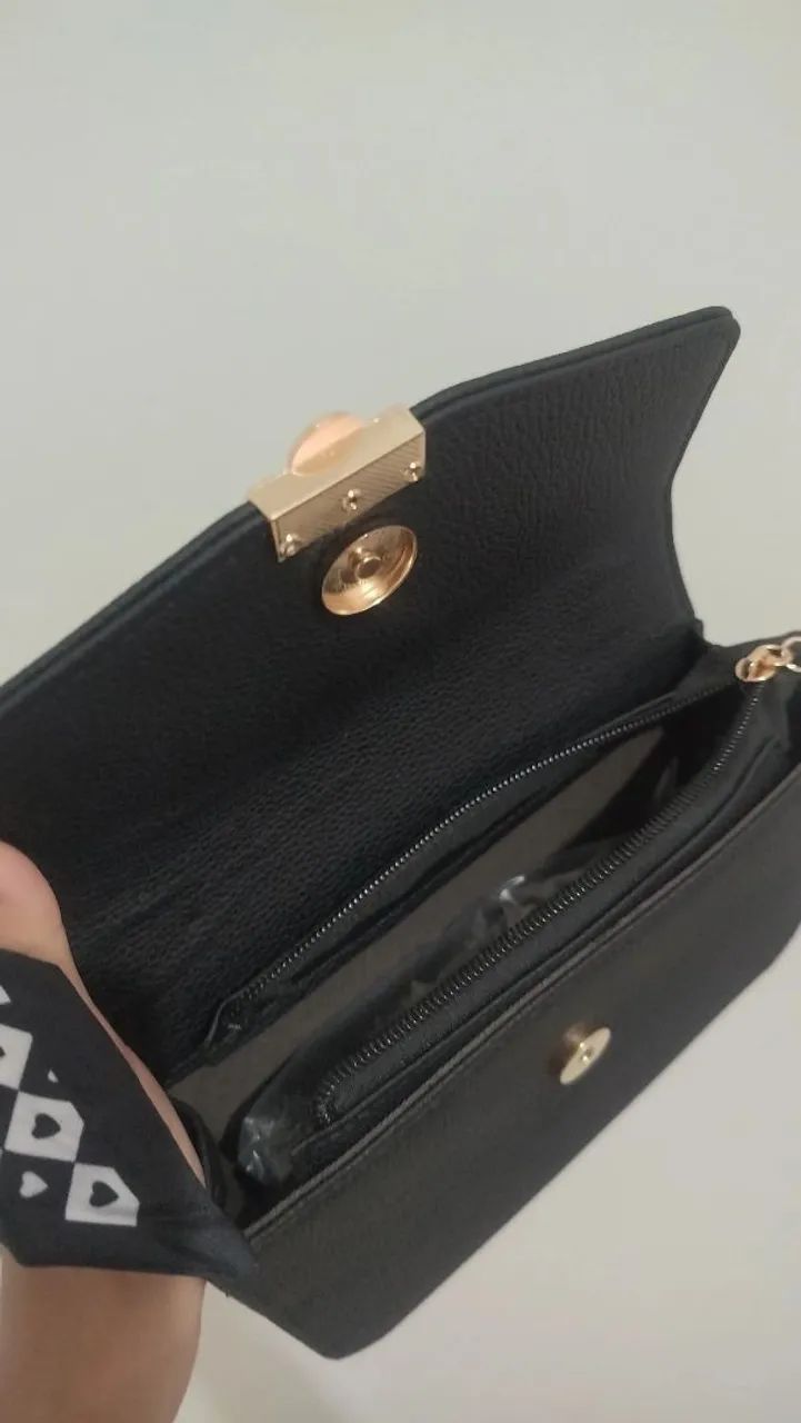 Kit bolsa mais carteira e laço  - Foto 2