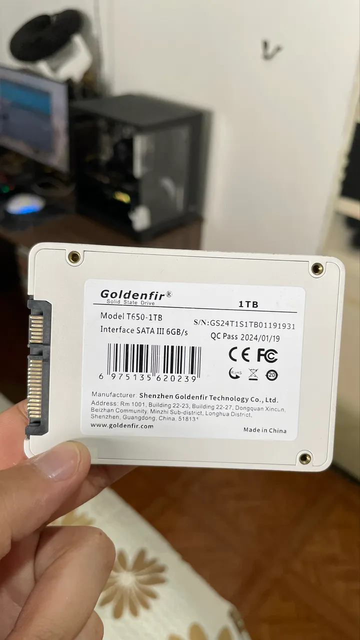 SSD Sata 512GB - Armazenamento - Gilberto Mestrinho, Manaus