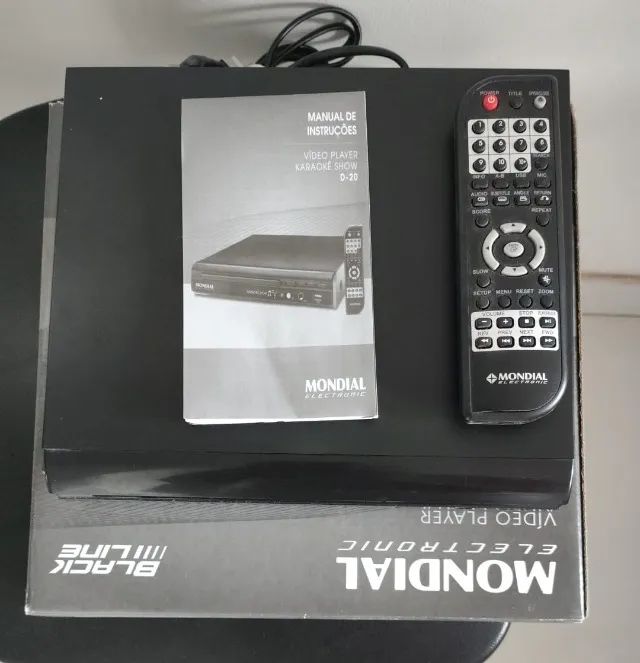 Dvd Player D-20 Com Karaokê Mp3 Usb Il Mondial (seminovo) - Foto 2
