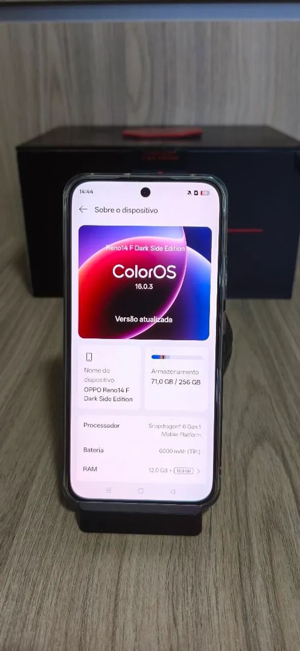 Oppo Reno 14F Dark Side Edition  - Foto 2