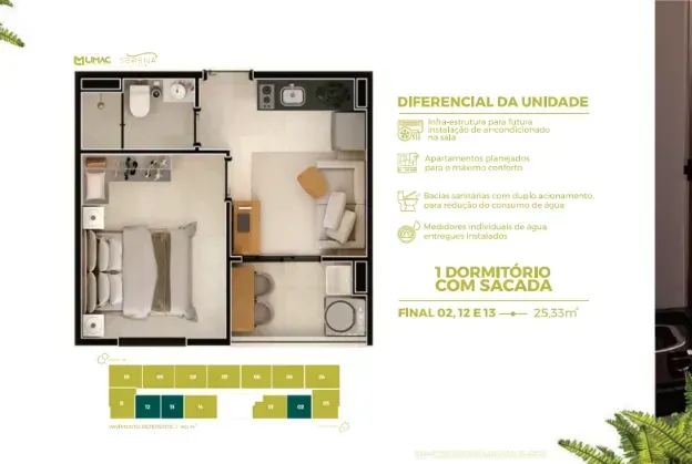 PLANTA 25m²
