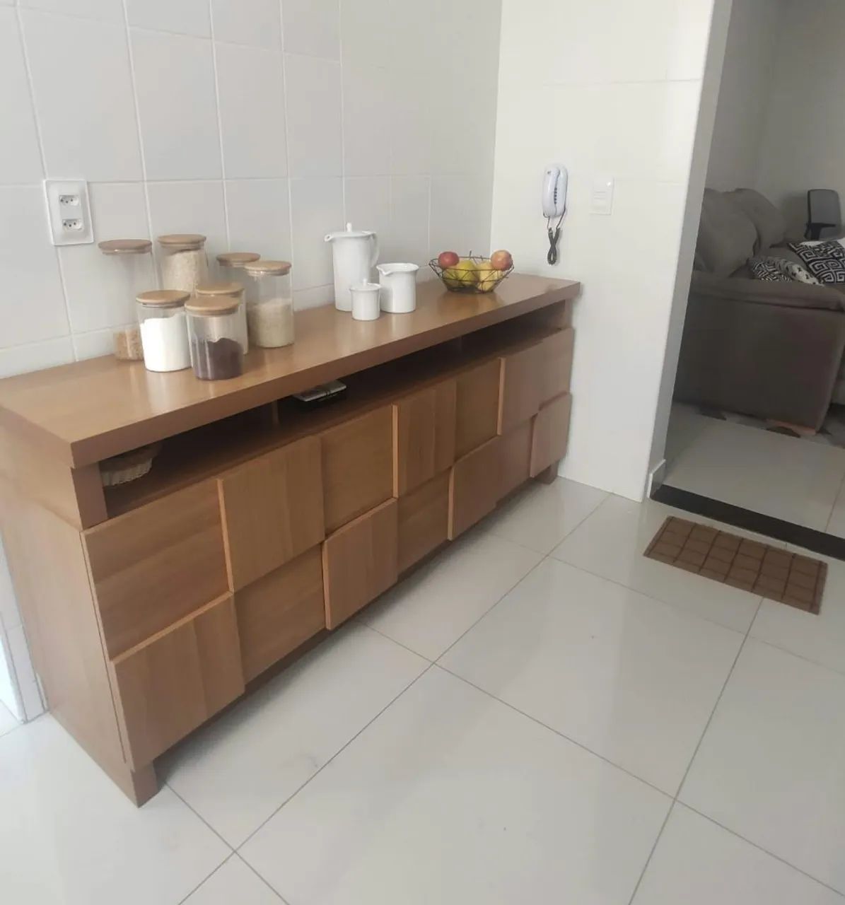Buffet de MDF Dallas Móveis Freijó