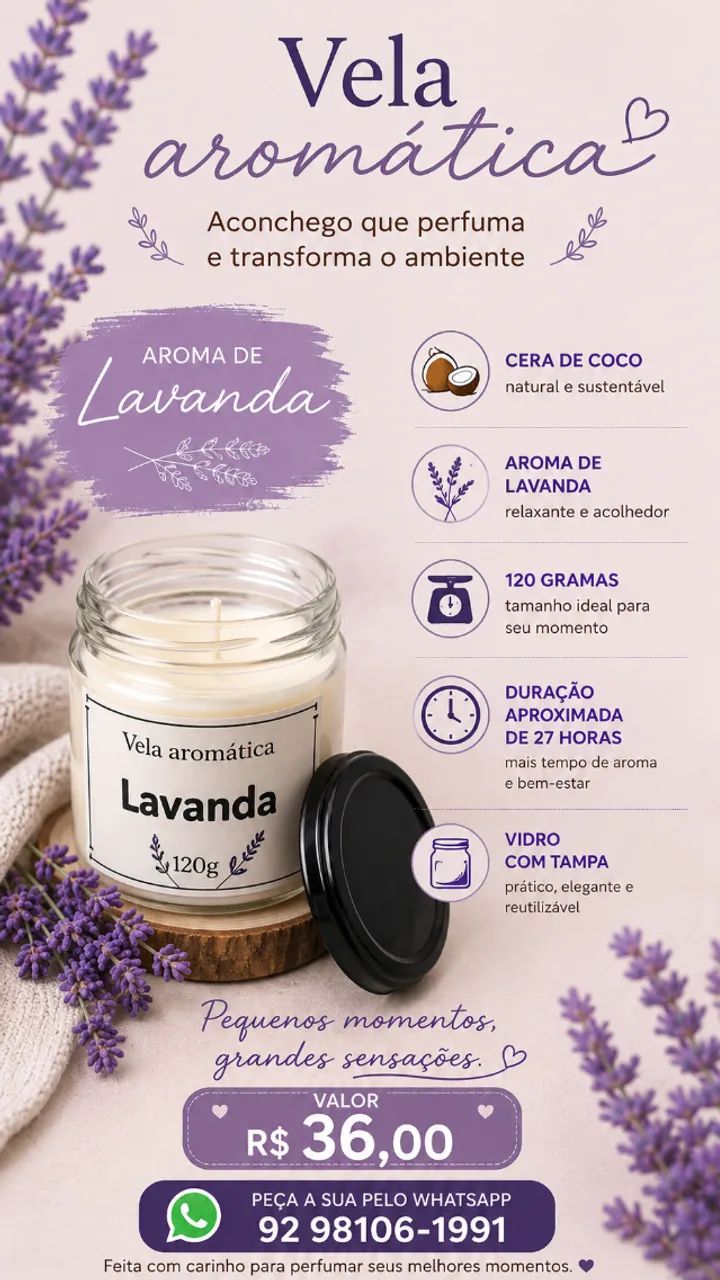vela aromática