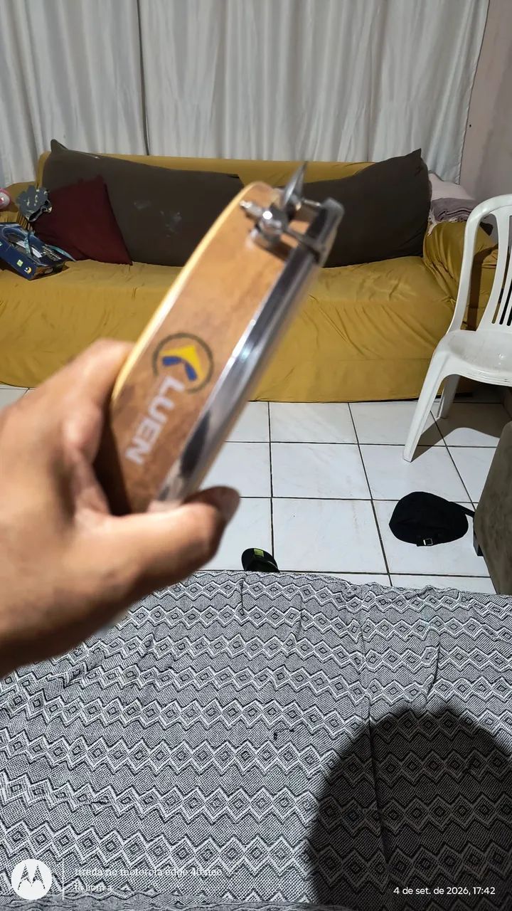 Pandeiro super conservado profissional  - Foto 4