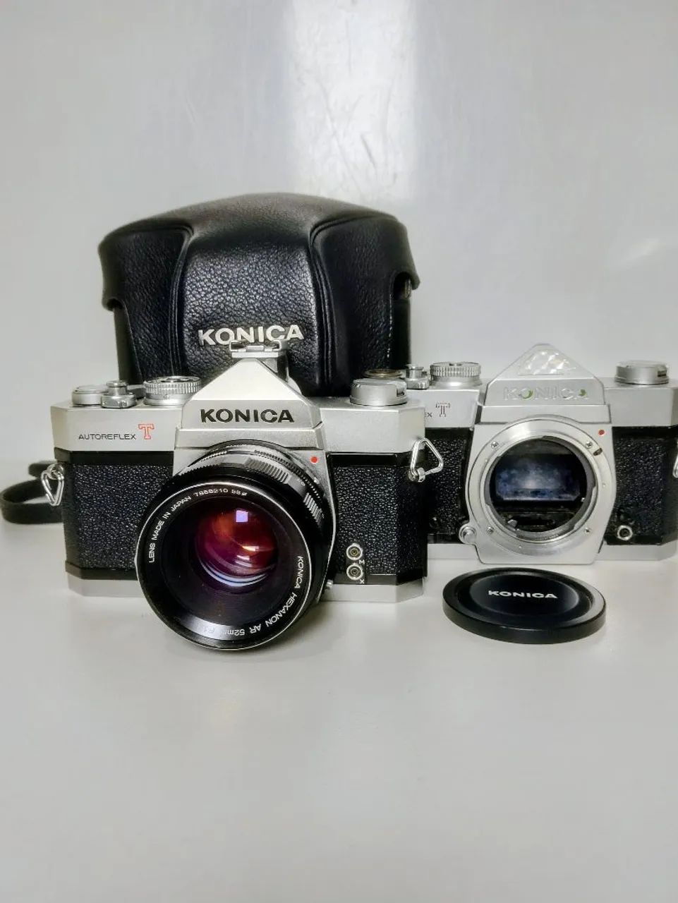 Camera Konica Autoreflex T + corpo doador - Foto 3