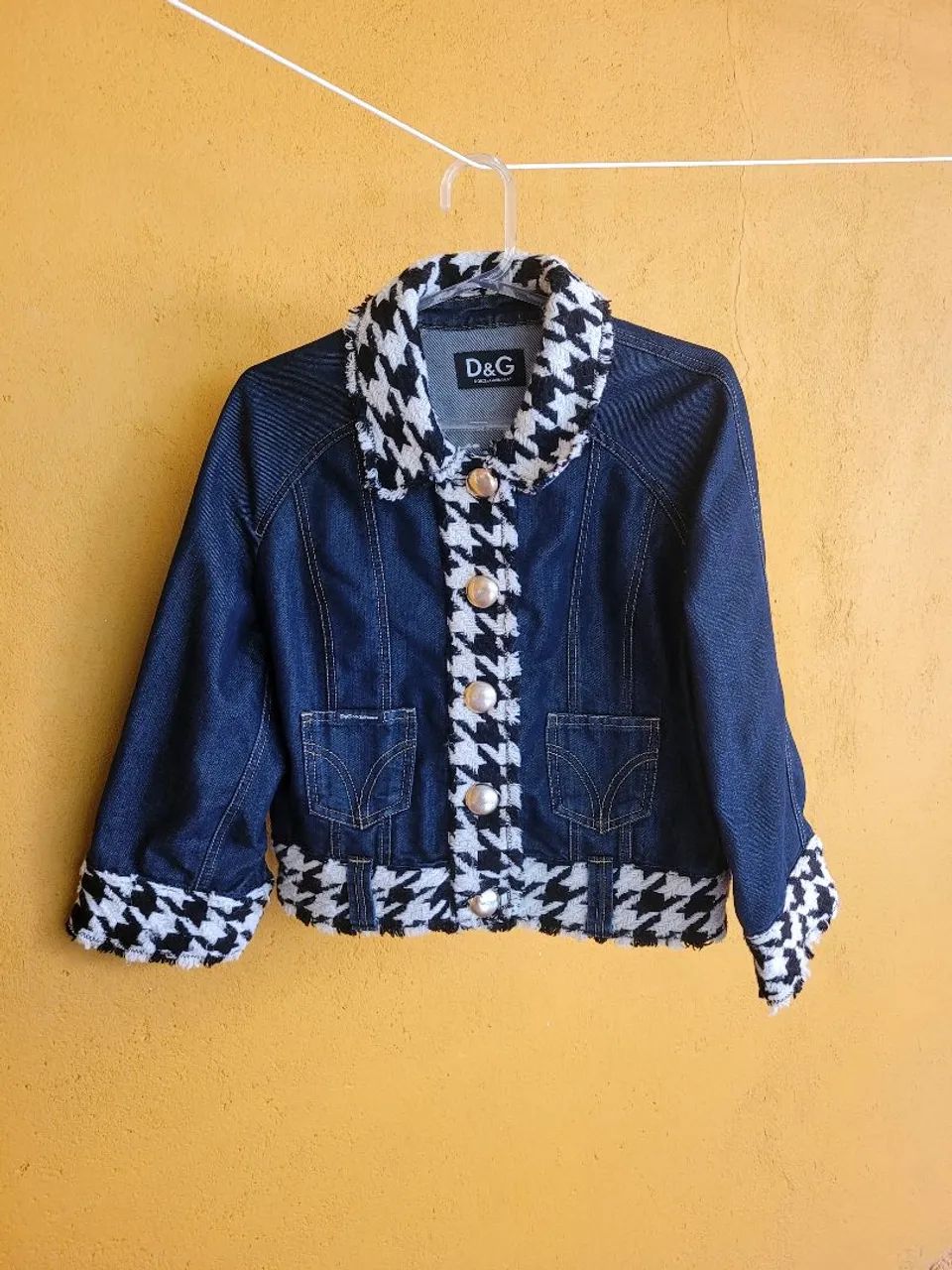jaqueta dolce gabbana jeans 