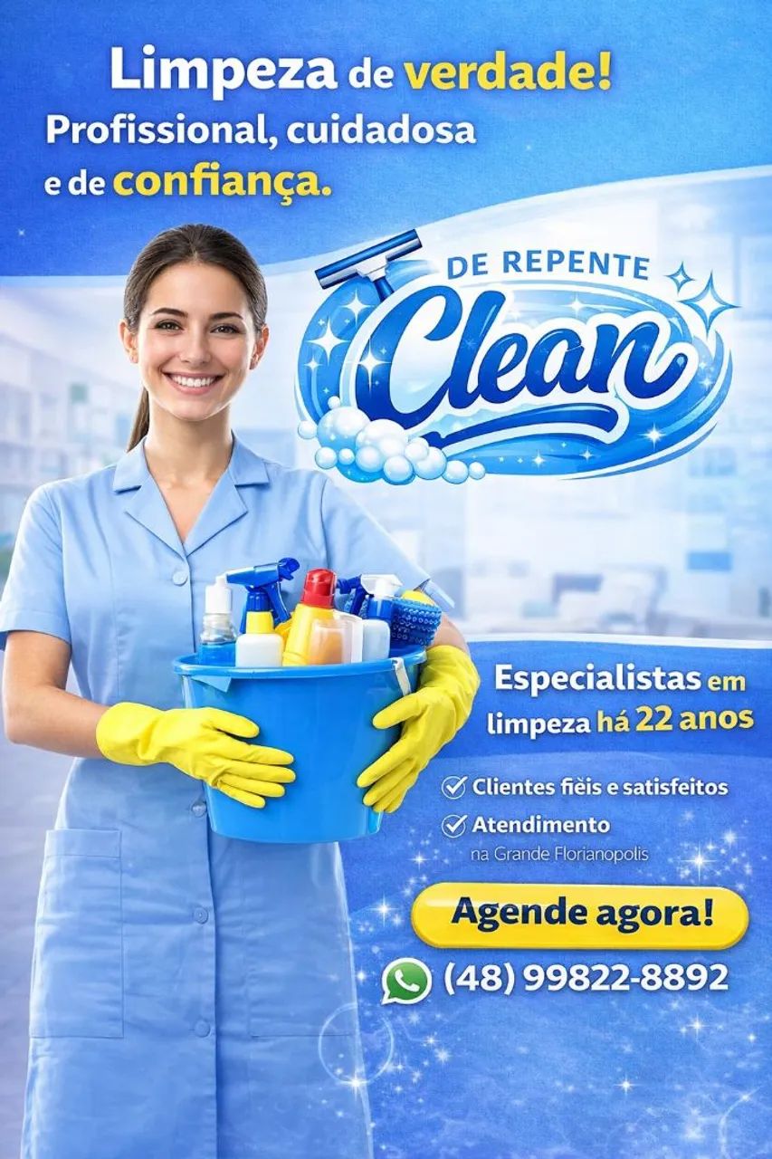 Faxina manutenção e pesada 