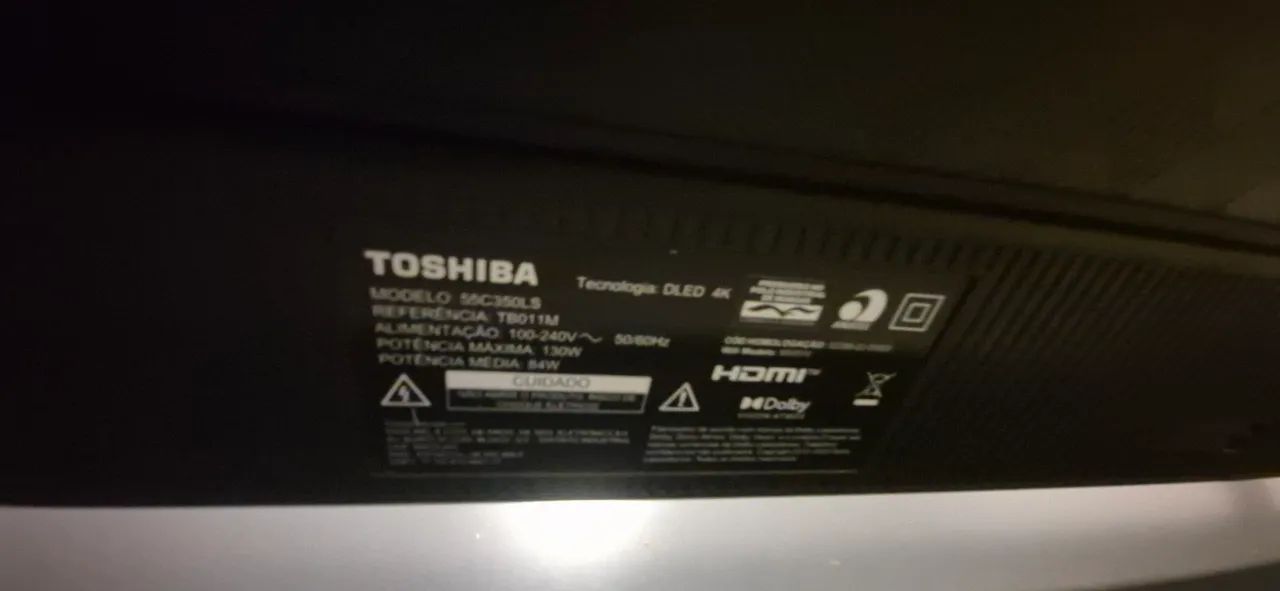 TV TOSHIBA 55" COM DEFEITO - Foto 2