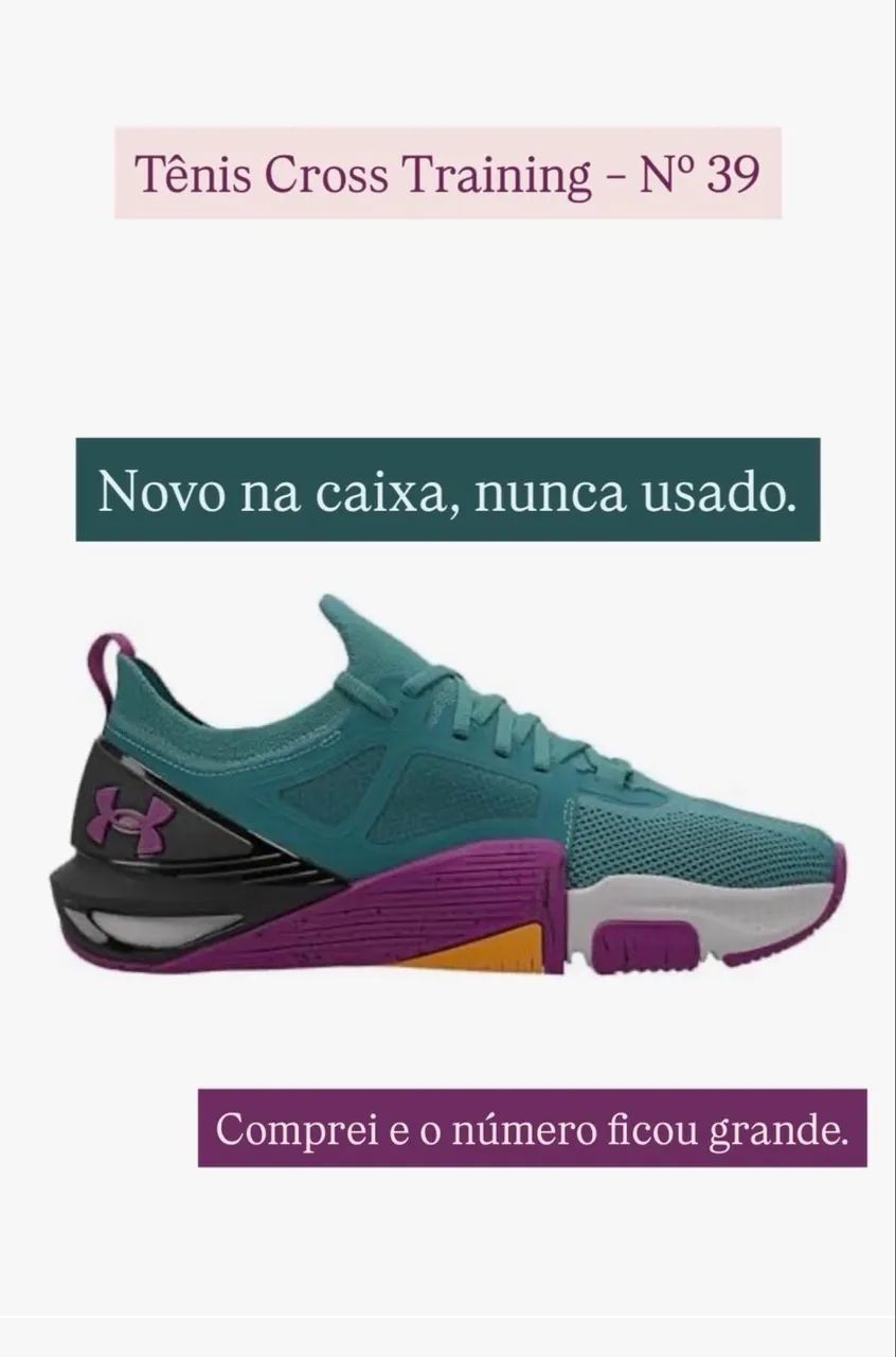 Tênis de Crossfit Under Armor 