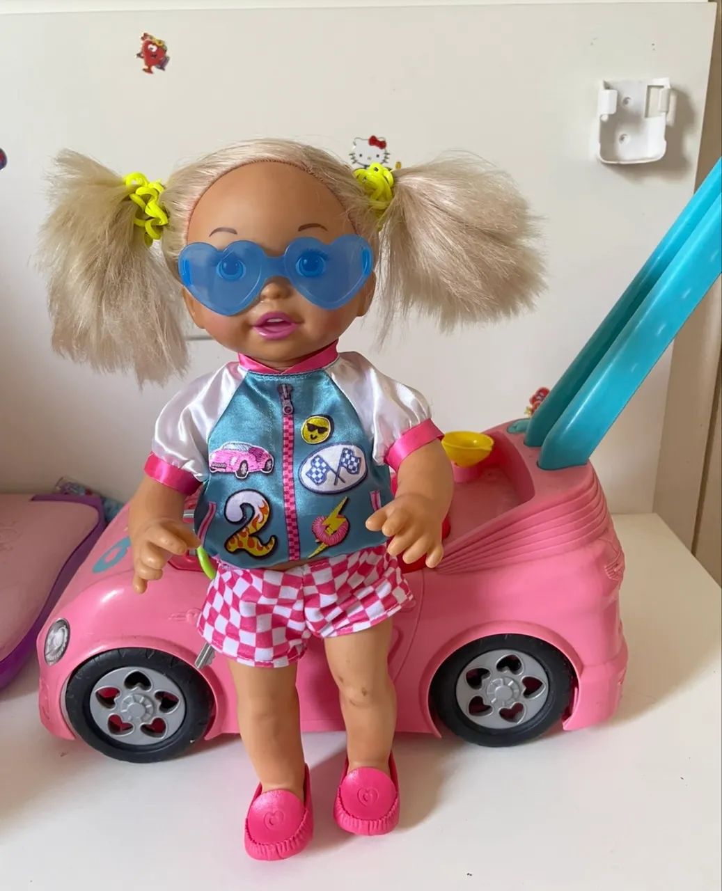 Boneca Little Mommy com Veículo - Passeio