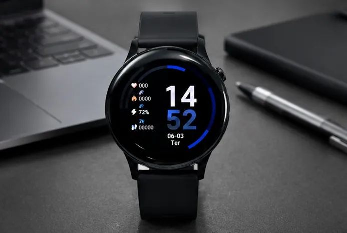 Smartwatch Zeblaze Btalk 3 Plus Preto Original | Bluetooth e Chamadas - Foto 3
