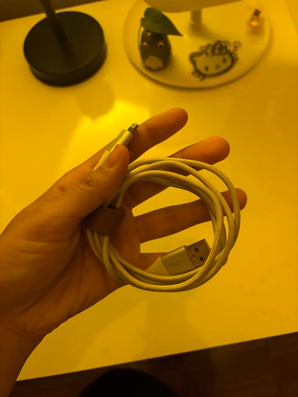 Cabo Lightning iPlace Nylon Resistente + Organizador - Foto 3