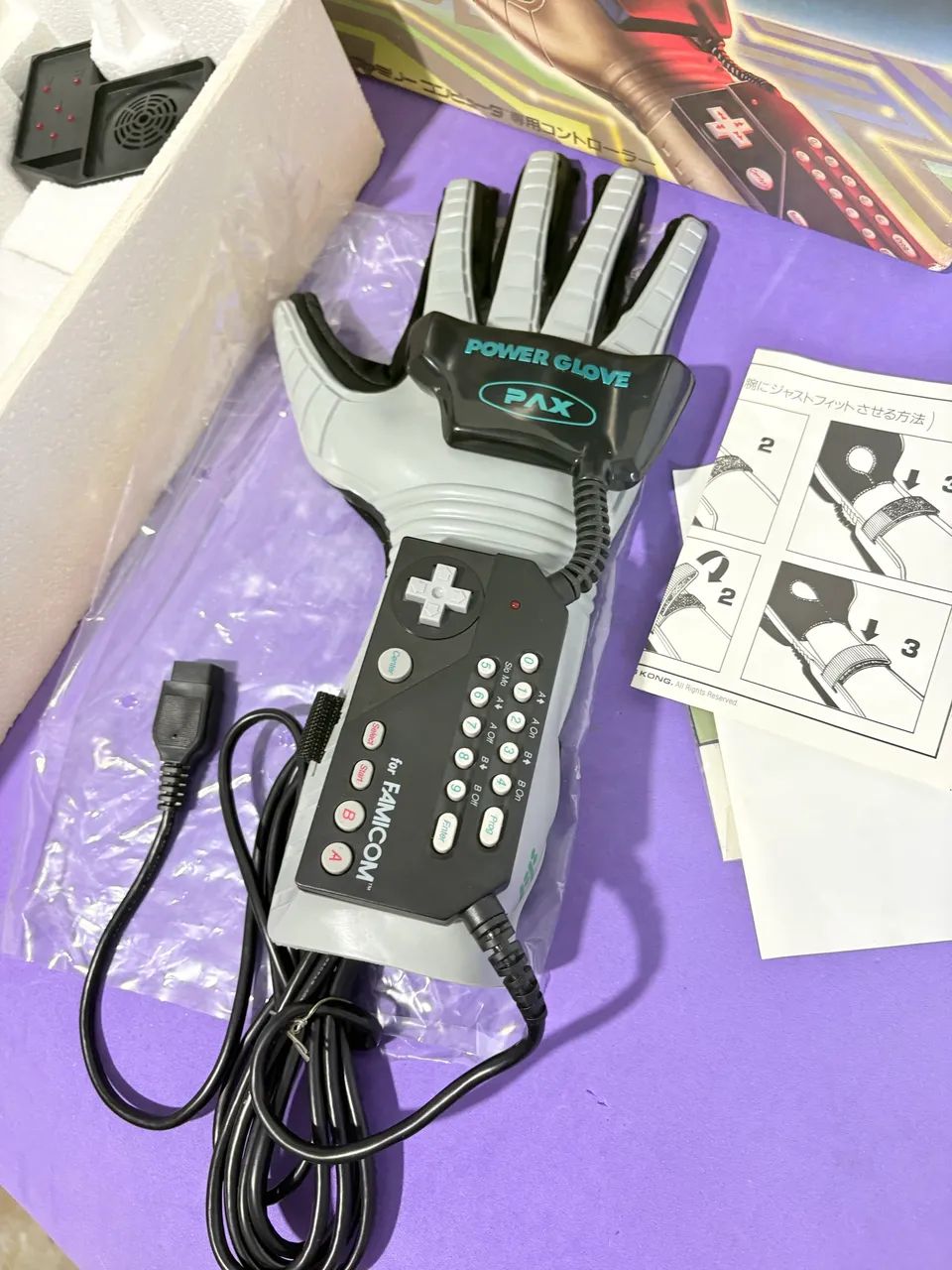 Power glove famicom nintendo luva - Foto 2
