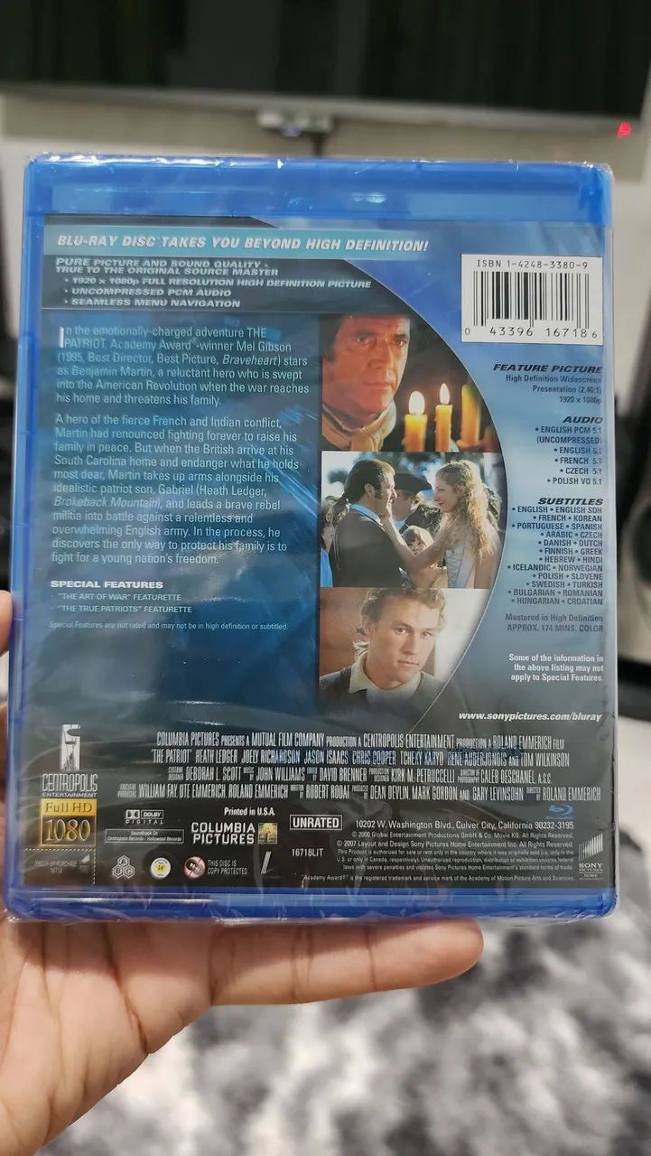 Blu-ray O Patriota Lacrado - Foto 2