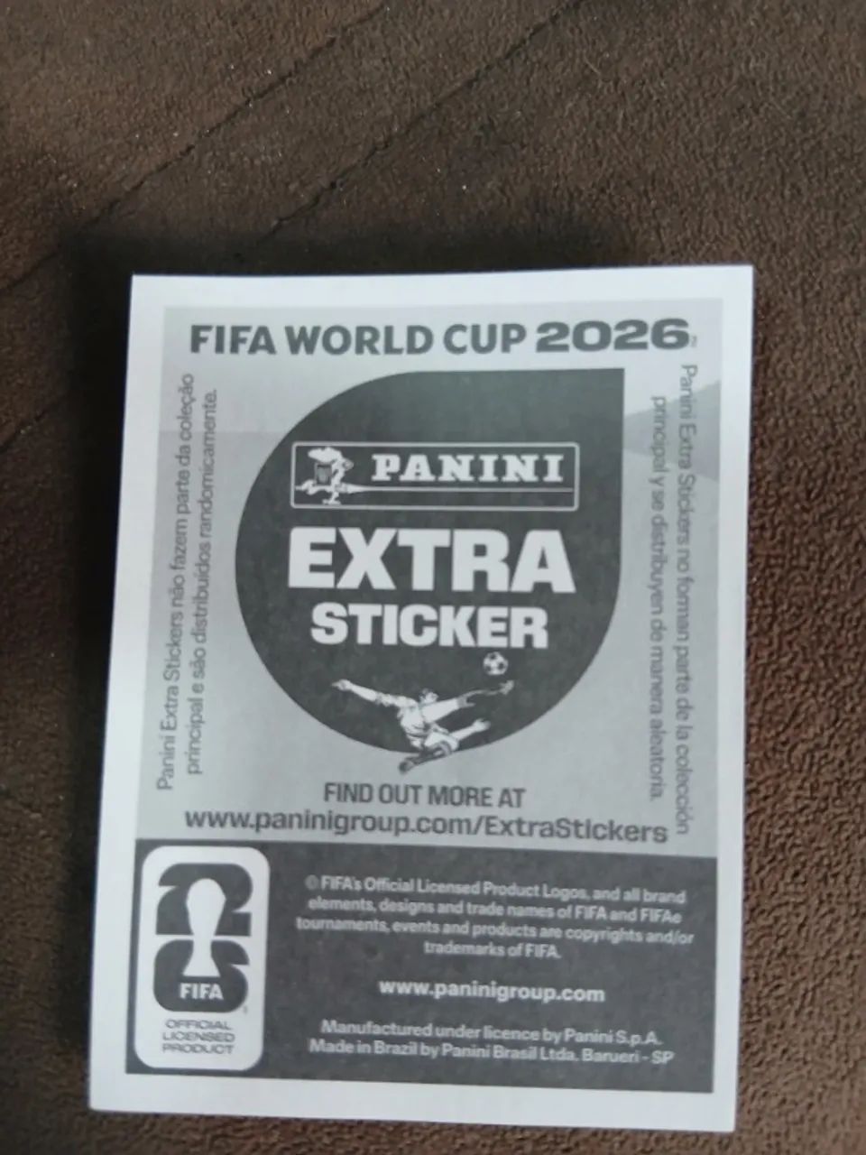 Figurinha world cup 2026 Extra Sticker KYLIAN MBAPPÉ bronze - Foto 2