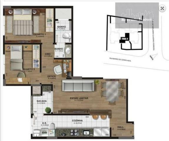 T-AP0800-Apartamento, 2 quartos, à venda, Centro, São José dos Pinhais - Foto 7
