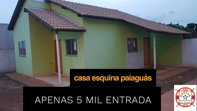 Casa de Esquina Apenas 5 mil Entrada