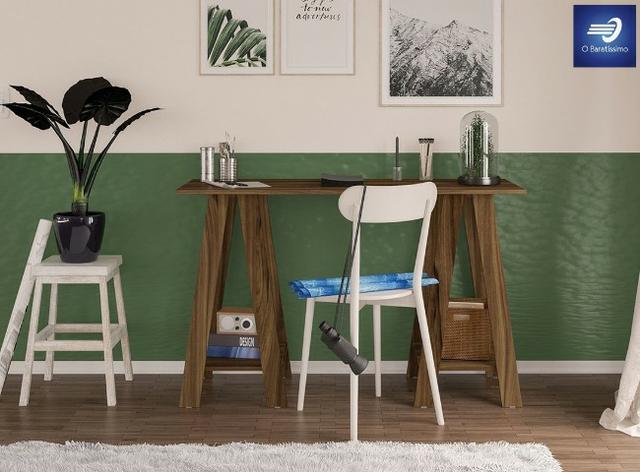 Mesa Cavalete com duas prateleiras #FreteGRÁTIS* #Garantia #Lacrado - Foto 3