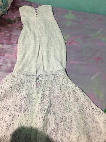 Vestido branco, usado apenas uma vez - Foto 5