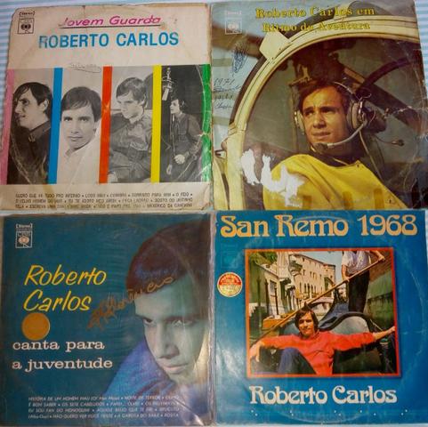 4 LPs Roberto Carlos- 45,00