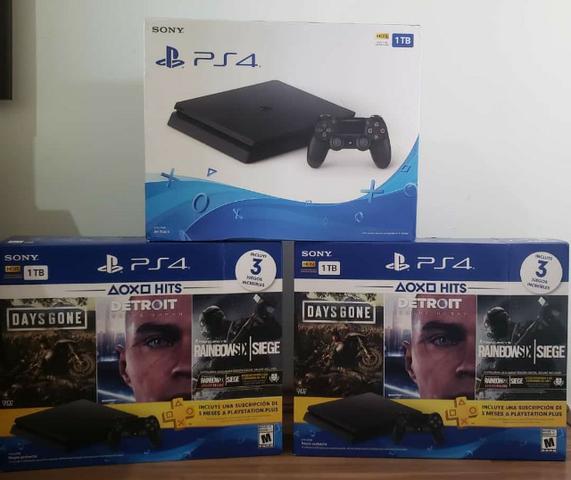 PS4 slim 1tb modelo novo 2215b (novo/ 6 meses de garantia)