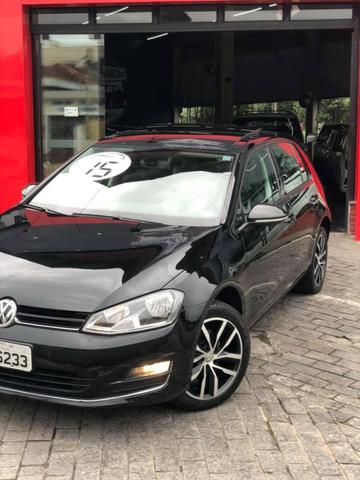 Golf 1.4 TSI 2015 Teto solar elétrico Bancos em couro - Foto 2
