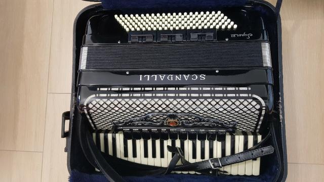 Gaita acordeon Scandalli S6 120 baixos italiana - Foto 2