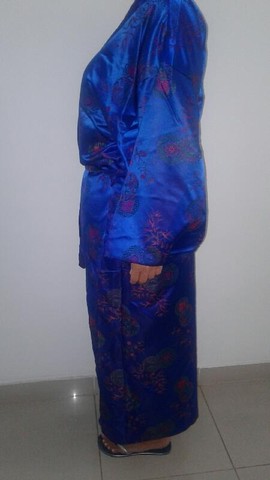 Kimono Feminino Coreano De Seda - Foto 4
