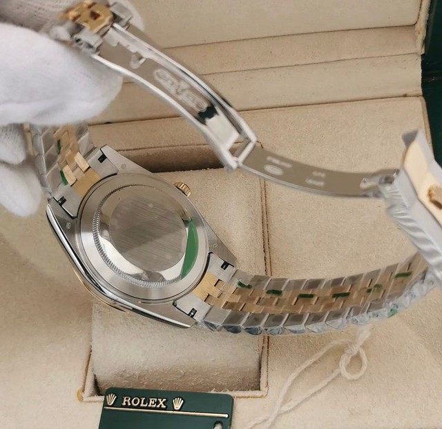 Relógio Rolex DateJust Automático  Misto Gold 18k Novo - Foto 4