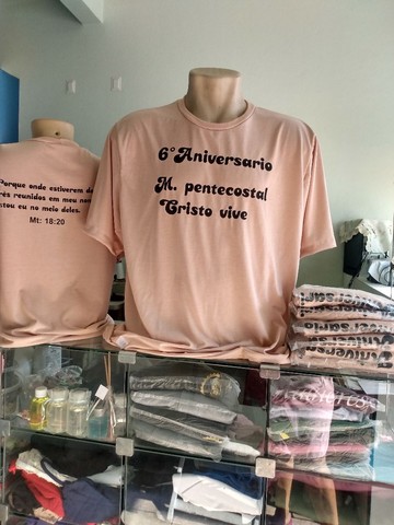 Silk bordado ou sublimação, camisas para empresas eventos e igreja  - Foto 4