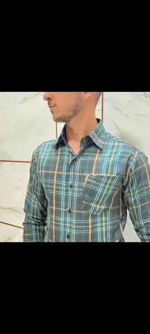 Camisas Masculinas Slim Algodão  - Foto 3
