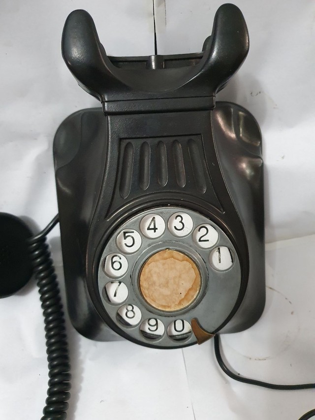 Antiguidade telefone baquelite parede excelente estado - Foto 4