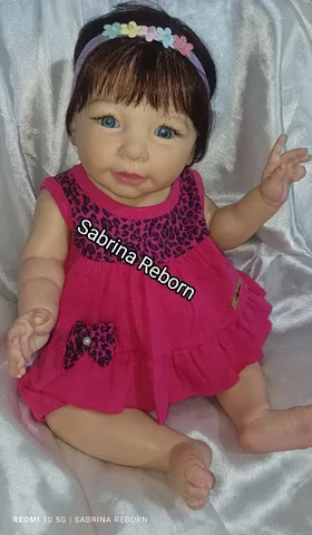 Menina Sabrina dos Cabelos Longos (Boneca Reborn Realista) – Bebe Reborn  Original