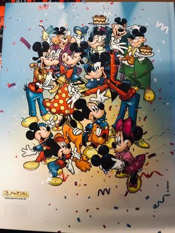 Album De Figurinhas Disney Mickey Mouse Lindo E Completo Capa Dura! - Foto 4