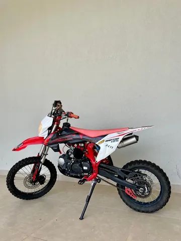 mini moto fun motors trilha cross raptor 125 cc 4t gasolina