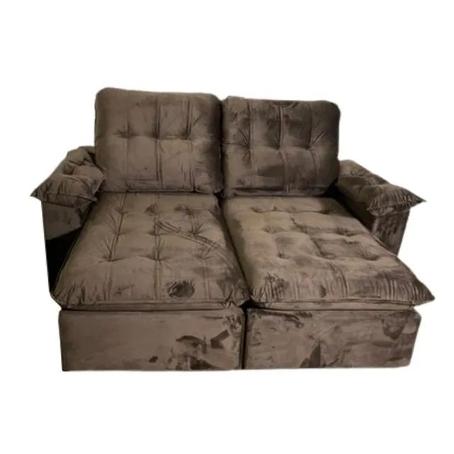 Sofá retrátil reclinável imperial molas ensacadas!!tt23m - Foto 3