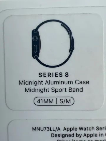 Apple Watch Series 8 GPS 41mm Midnight Aluminum